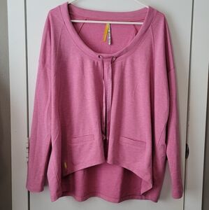 Lole pink pullover sweatshirt